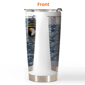 Personalized US Veteran/Soldier Once A Soldier Always A Soldier Logo Tumbler 20Oz Printed 23MAR-HQ08