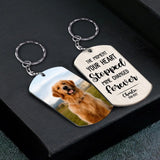 Personalized Upload Your Dog Photo You Are My Favorite Hello And My Hardest Goodbye Keychain Printed PNDT2903