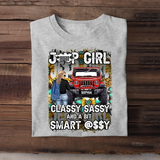 Personalized Jeep Girl Classy Sassy And A Bit Smart T-shirt Printed NTMTHN23736