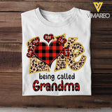 Personalized Love Being Called Grandma T-shirt Printed LDMHN23739