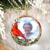 Personalized Upload Your Grandma Photo I Am Always With You Memorial Gift Ceramic Ornament Printed QTPN23687