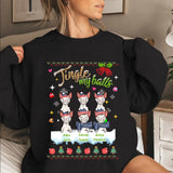 Personalized Cat Jingle Balls Xmas Gift Sweatshirt Printed NMTVQ23913