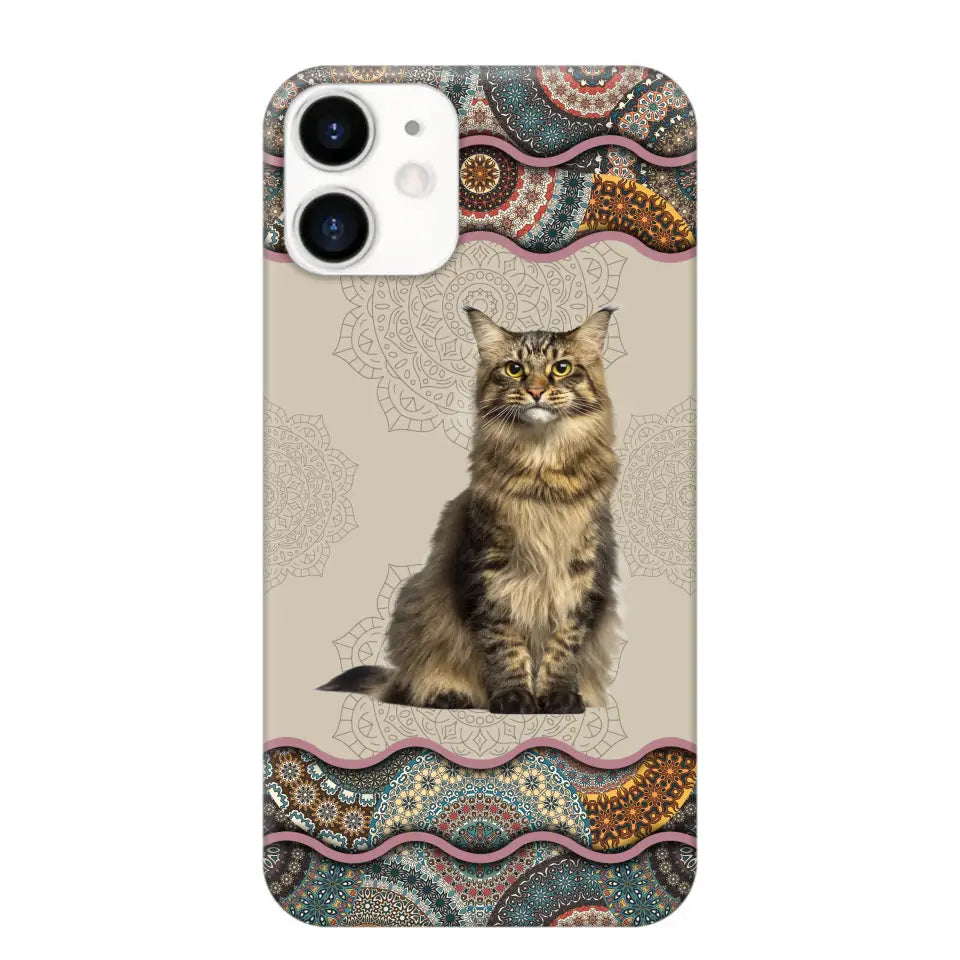 Personalized Upload Your Cat Photo Cat Lovers Gift Phonecase Printed LVA23973