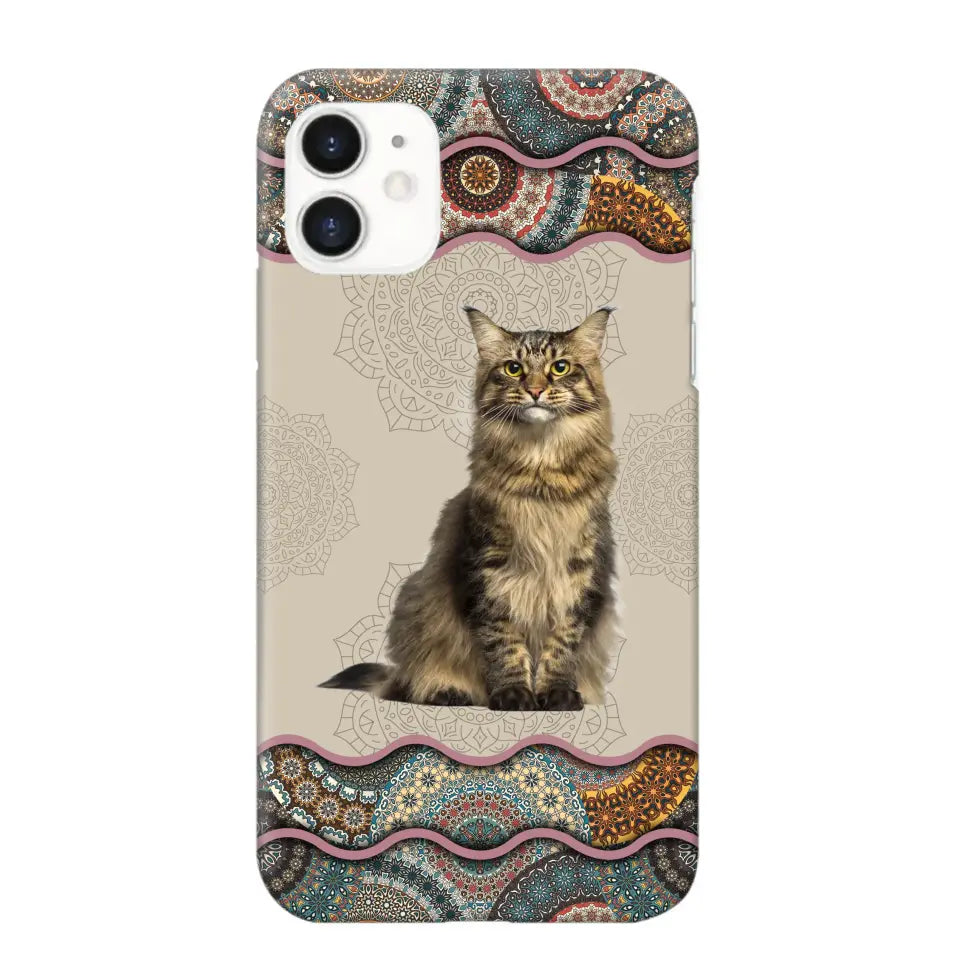 Personalized Upload Your Cat Photo Cat Lovers Gift Phonecase Printed LVA23973