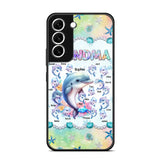 Personalized Grandma Dolphin Kid Names Ocean Vibes Phonecase Printed LVA23989