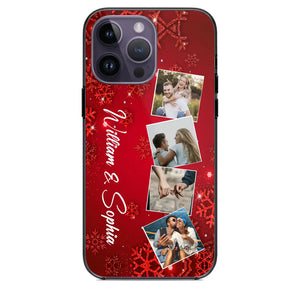 Personalized Upload Your Photo Couple Christmas Phonecase Printed HTHHN231016