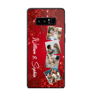 Personalized Upload Your Photo Couple Christmas Phonecase Printed HTHHN231016