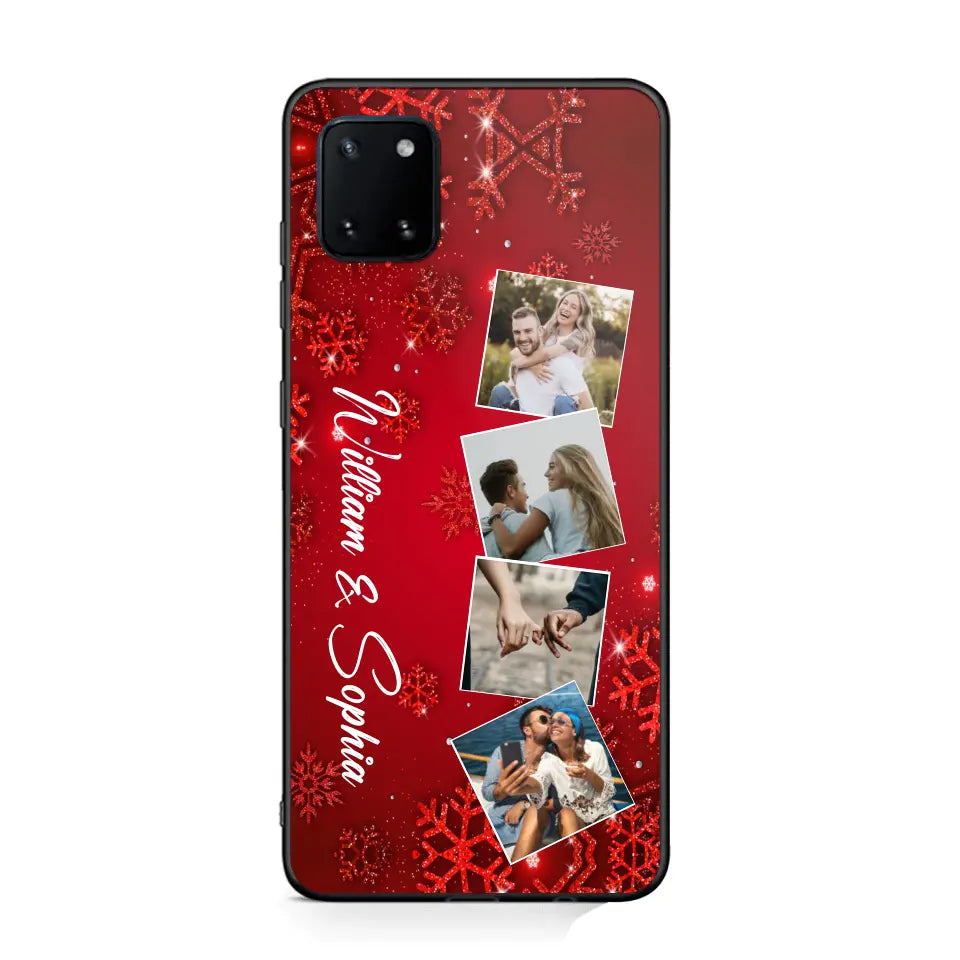 Personalized Upload Your Photo Couple Christmas Phonecase Printed HTHHN231016