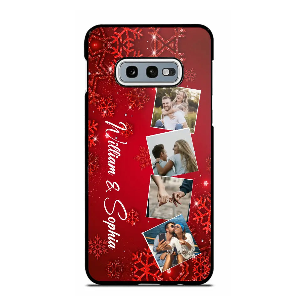 Personalized Upload Your Photo Couple Christmas Phonecase Printed HTHHN231016