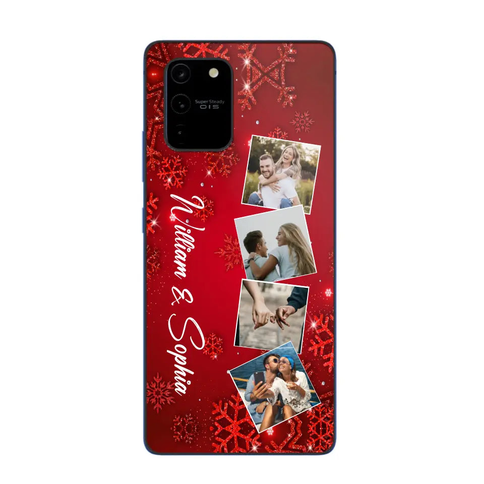 Personalized Upload Your Photo Couple Christmas Phonecase Printed HTHHN231016