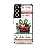 Personalized A Girl Her Dogs And Her Jeep Jeep Girl Phonecase Printed MTHN231038