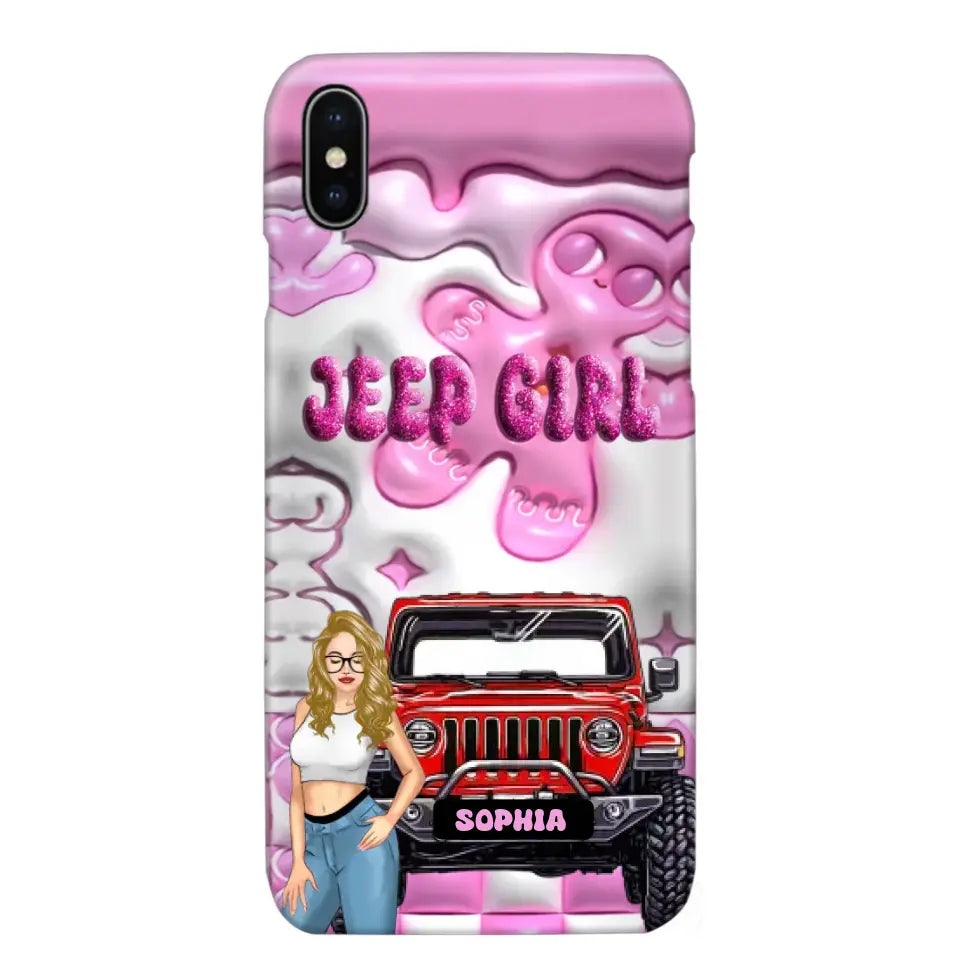 Personalized Jeep Girl Phonecase Printed NTMTHN231041