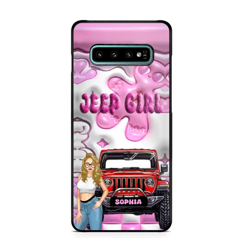 Personalized Jeep Girl Phonecase Printed NTMTHN231041