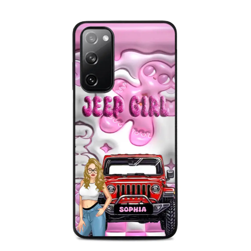 Personalized Jeep Girl Phonecase Printed NTMTHN231041