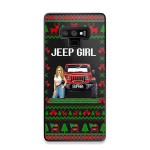 Personalized Jeep Girl Christmas Gift Phonecase Printed NTMTVQ231045