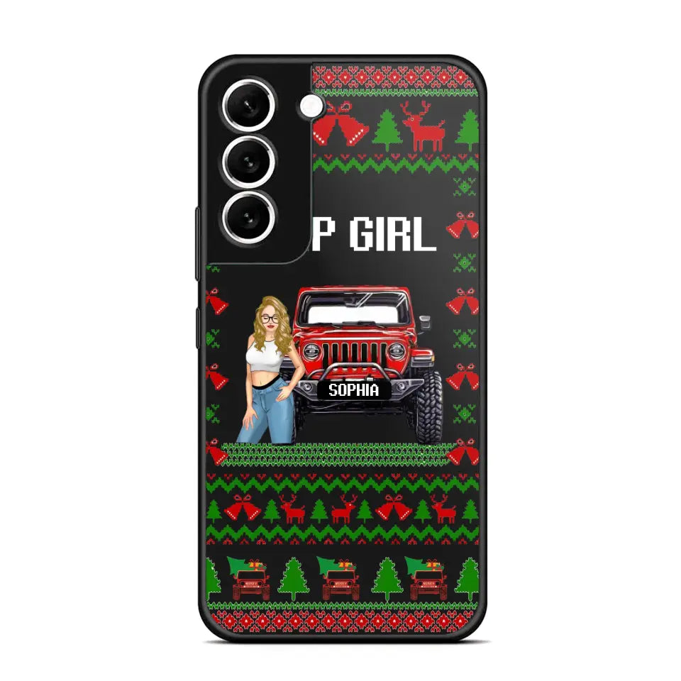 Personalized Jeep Girl Christmas Gift Phonecase Printed NTMTVQ231045