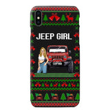 Personalized Jeep Girl Christmas Gift Phonecase Printed NTMTVQ231045