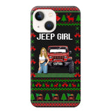 Personalized Jeep Girl Christmas Gift Phonecase Printed NTMTVQ231045