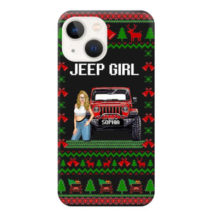 Personalized Jeep Girl Christmas Gift Phonecase Printed NTMTVQ231045