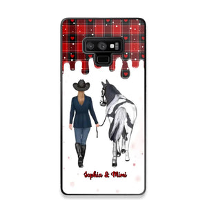 Personalized Horse Girl Custom Name Caro Phonecase Printed VQ231044