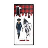 Personalized Horse Girl Custom Name Caro Phonecase Printed VQ231044