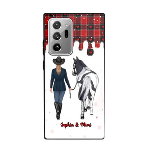 Personalized Horse Girl Custom Name Caro Phonecase Printed VQ231044