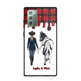 Personalized Horse Girl Custom Name Caro Phonecase Printed VQ231044