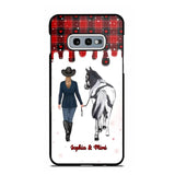 Personalized Horse Girl Custom Name Caro Phonecase Printed VQ231044