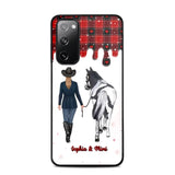 Personalized Horse Girl Custom Name Caro Phonecase Printed VQ231044