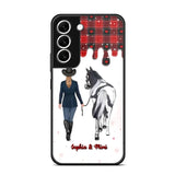 Personalized Horse Girl Custom Name Caro Phonecase Printed VQ231044