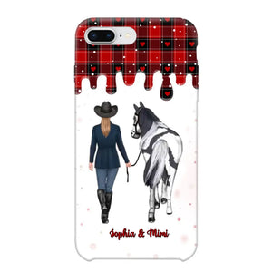 Personalized Horse Girl Custom Name Caro Phonecase Printed VQ231044