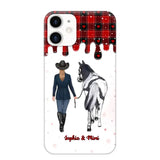 Personalized Horse Girl Custom Name Caro Phonecase Printed VQ231044