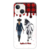 Personalized Horse Girl Custom Name Caro Phonecase Printed VQ231044