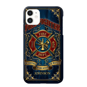 Personalized Fire Dept Radition Dedication Sacrifice Firefighter Custom Name Phonecase Printed QTVQ231046