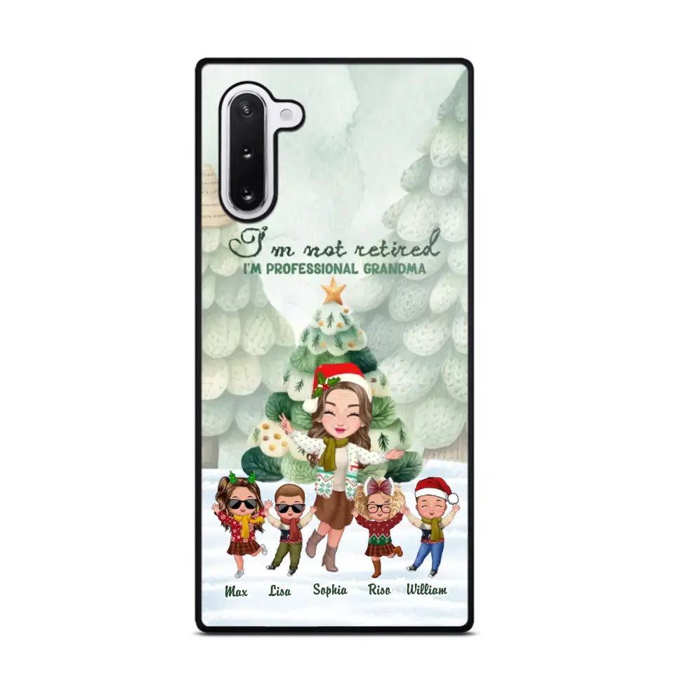 Personalized I'm Not Retired I'm Professional Grandma Christmas Gift Phonecase Printed HTHHN231062