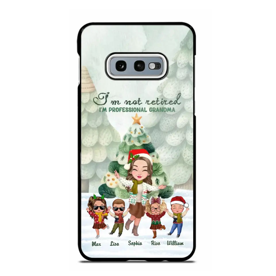 Personalized I'm Not Retired I'm Professional Grandma Christmas Gift Phonecase Printed HTHHN231062