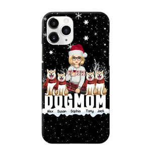 Personalized Dog Mom Girl Xmas Dog Lovers Gift Christmas Gift Phonecase Printed LVA231063