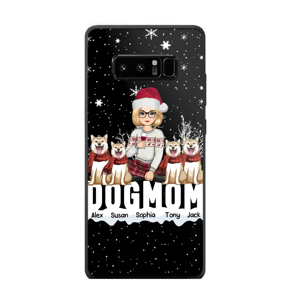 Personalized Dog Mom Girl Xmas Dog Lovers Gift Christmas Gift Phonecase Printed LVA231063