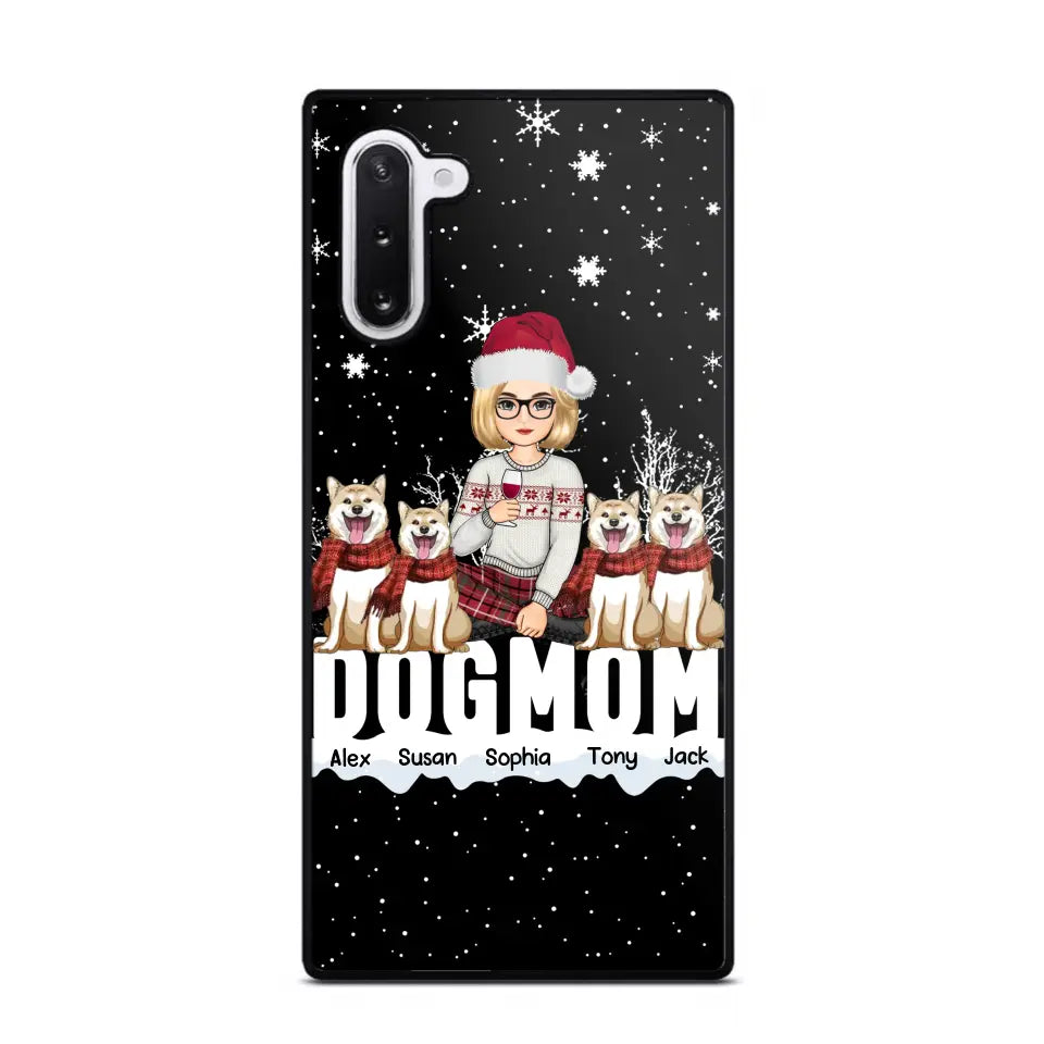 Personalized Dog Mom Girl Xmas Dog Lovers Gift Christmas Gift Phonecase Printed LVA231063