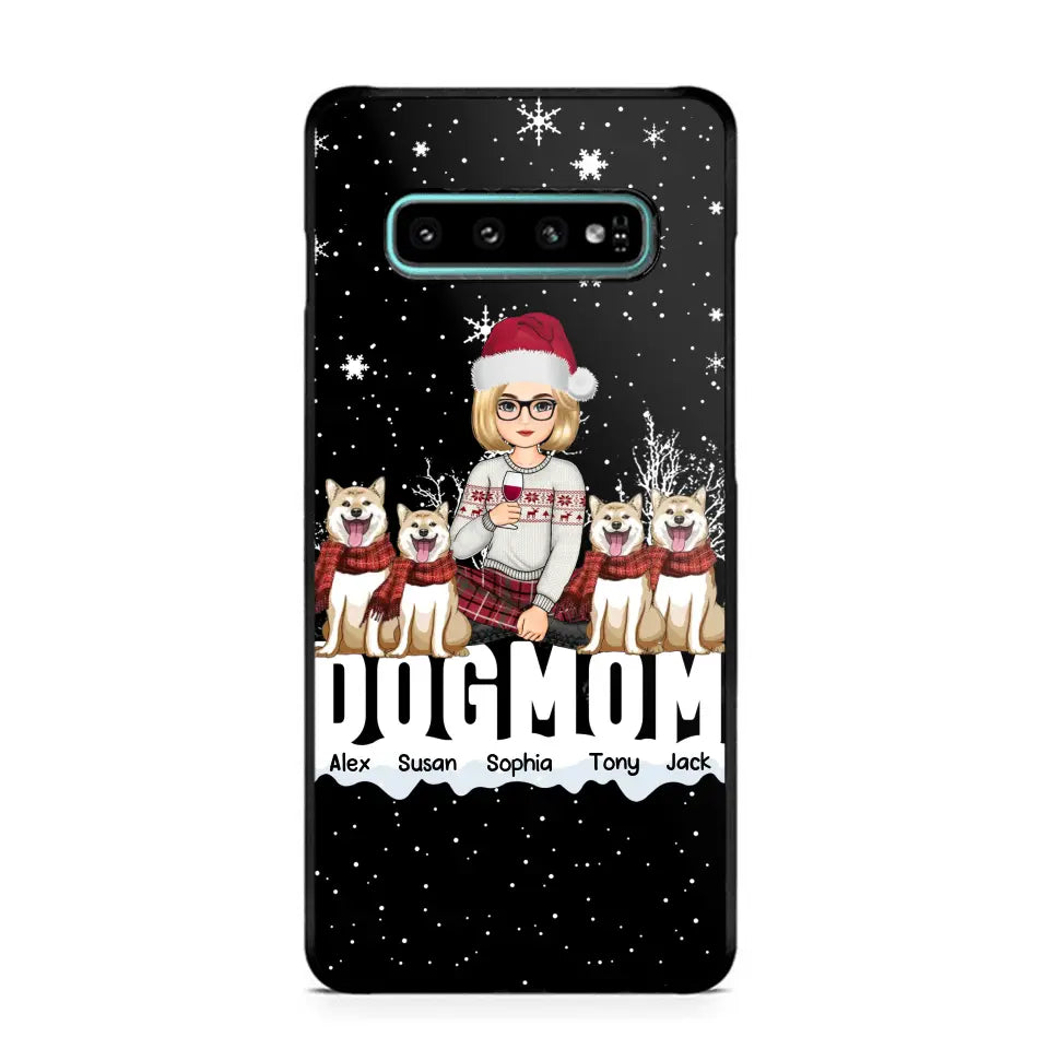 Personalized Dog Mom Girl Xmas Dog Lovers Gift Christmas Gift Phonecase Printed LVA231063