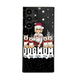 Personalized Dog Mom Girl Xmas Dog Lovers Gift Christmas Gift Phonecase Printed LVA231063