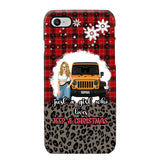 Personalized Just A Girl Who Loves Jeep & Christmas Christmas Gift Phonecase Printed NTMTHN231083