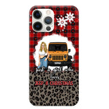 Personalized Just A Girl Who Loves Jeep & Christmas Christmas Gift Phonecase Printed NTMTHN231083