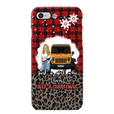 Personalized Just A Girl Who Loves Jeep & Christmas Christmas Gift Phonecase Printed NTMTHN231083