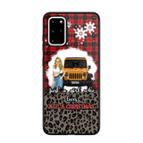 Personalized Just A Girl Who Loves Jeep & Christmas Christmas Gift Phonecase Printed NTMTHN231083