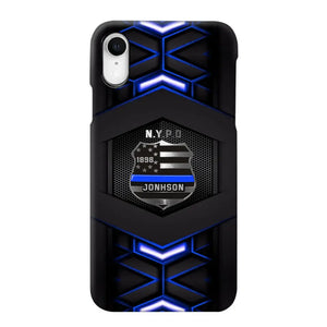 Personalized US Police Department Custom Name & ID Phonecase Printed LDMKVH231089