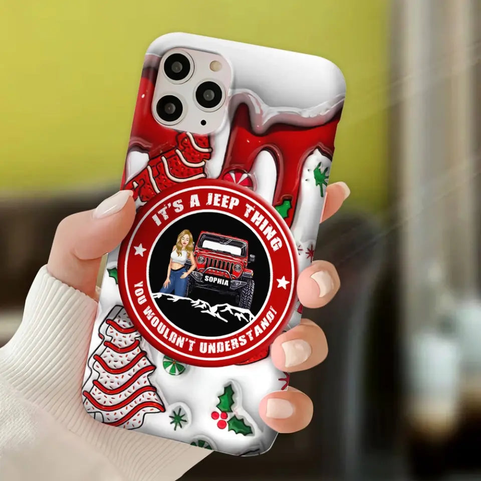 Personalized It's A Jeep Thing You Wouldn't Understand Jeep Girl Christmas Phonecase Printed NTMTHN231107