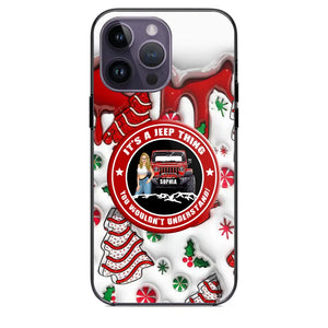 Personalized It's A Jeep Thing You Wouldn't Understand Jeep Girl Christmas Phonecase Printed NTMTHN231107