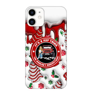 Personalized It's A Jeep Thing You Wouldn't Understand Jeep Girl Christmas Phonecase Printed NTMTHN231107