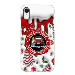 Personalized It's A Jeep Thing You Wouldn't Understand Jeep Girl Christmas Phonecase Printed NTMTHN231107